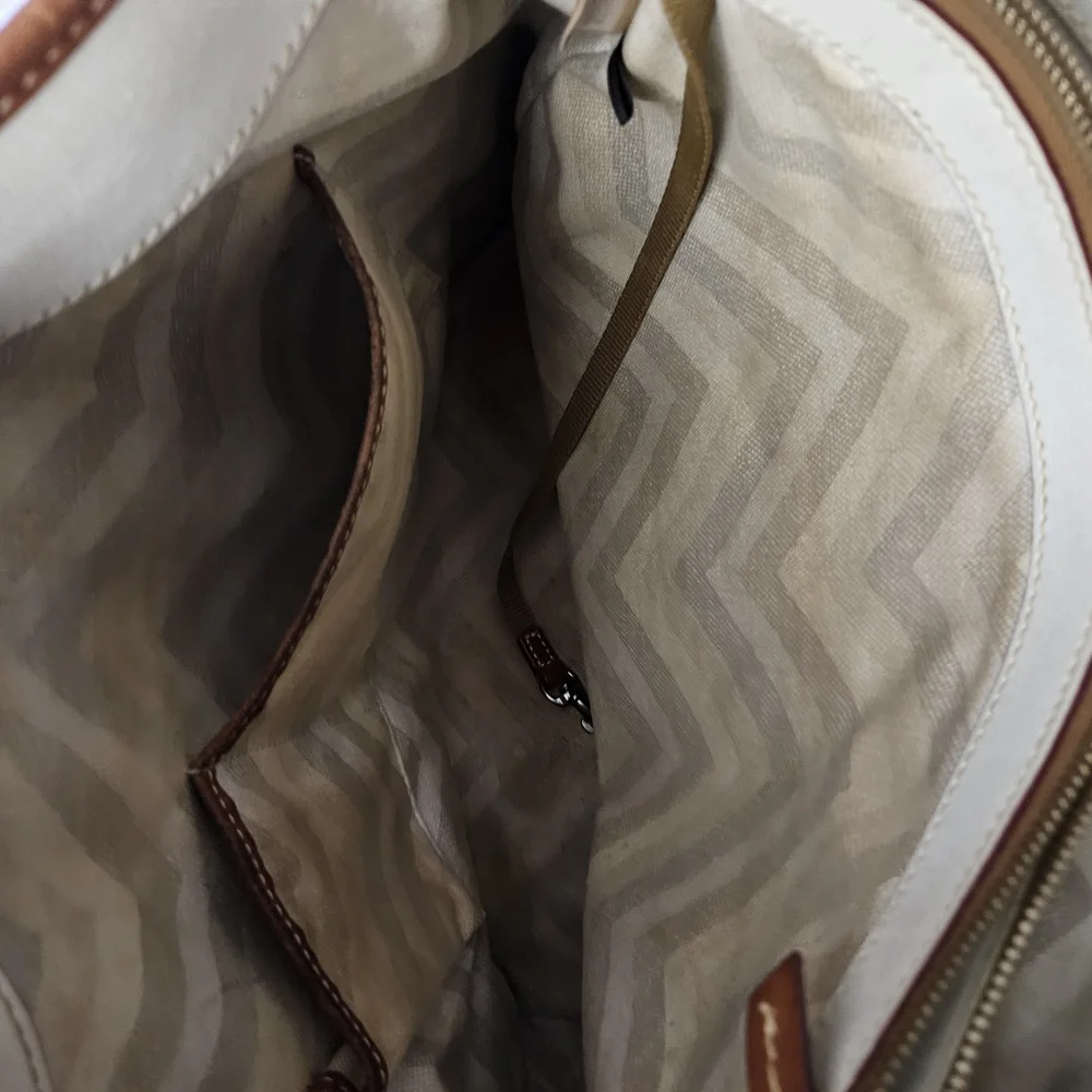 Vintage Dooney & Bourke Pebble Leather Large Handbag - Picture 10 of 16